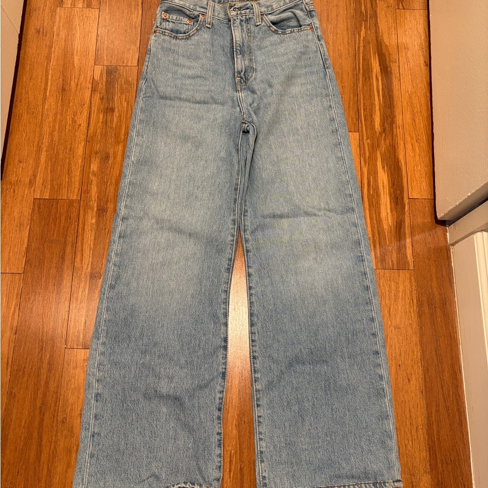 Levi’s ribcage wide leg Blue Jeans